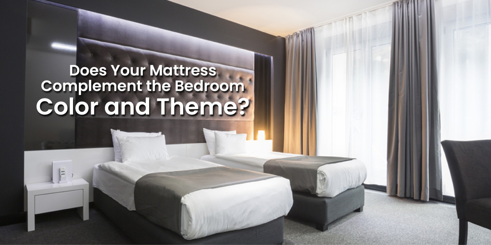 mattress in Bahrain that complements the bedroom colors and theme is difficult
